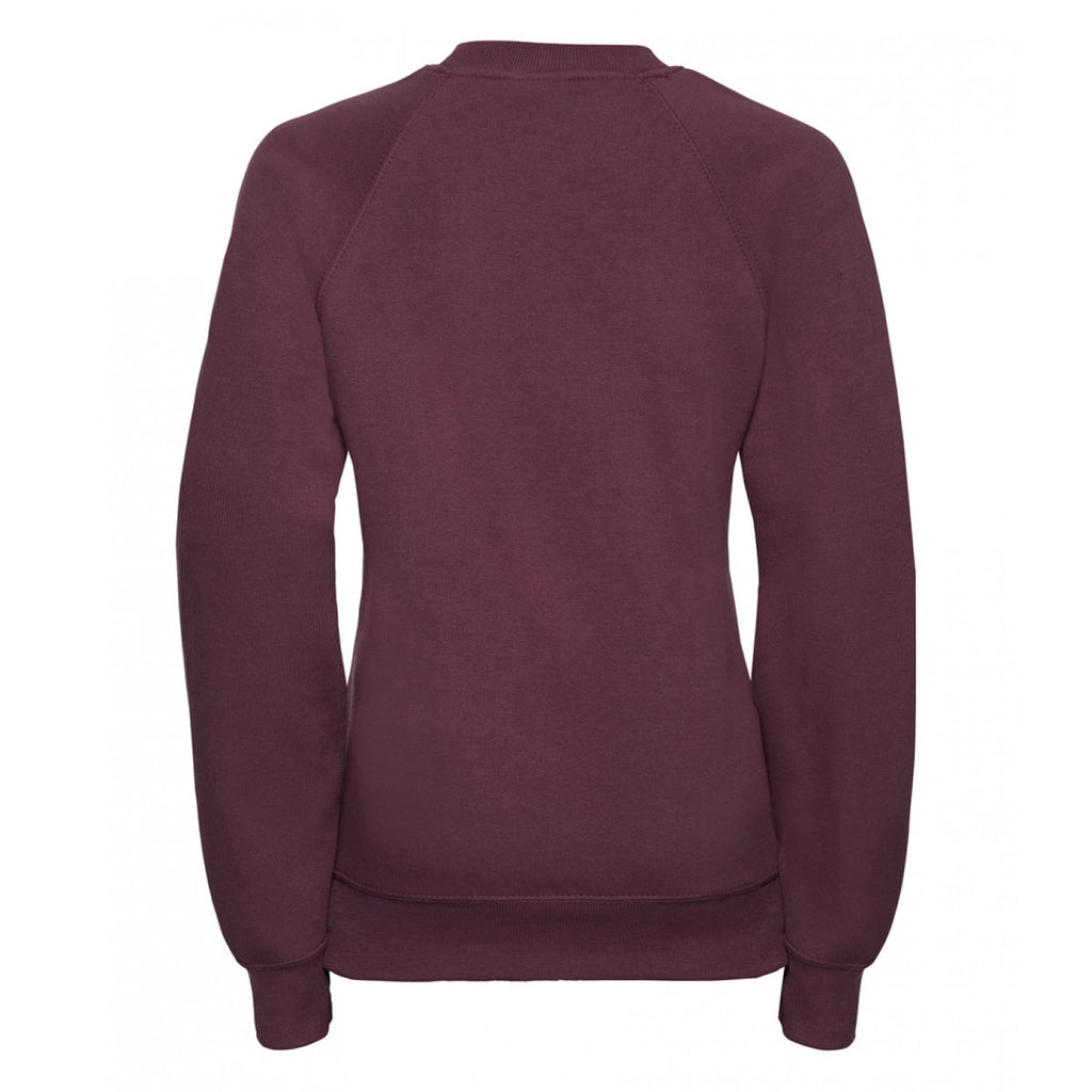 Jerzees Schoolgear Youth Burgundy Raglan Sweatshirt