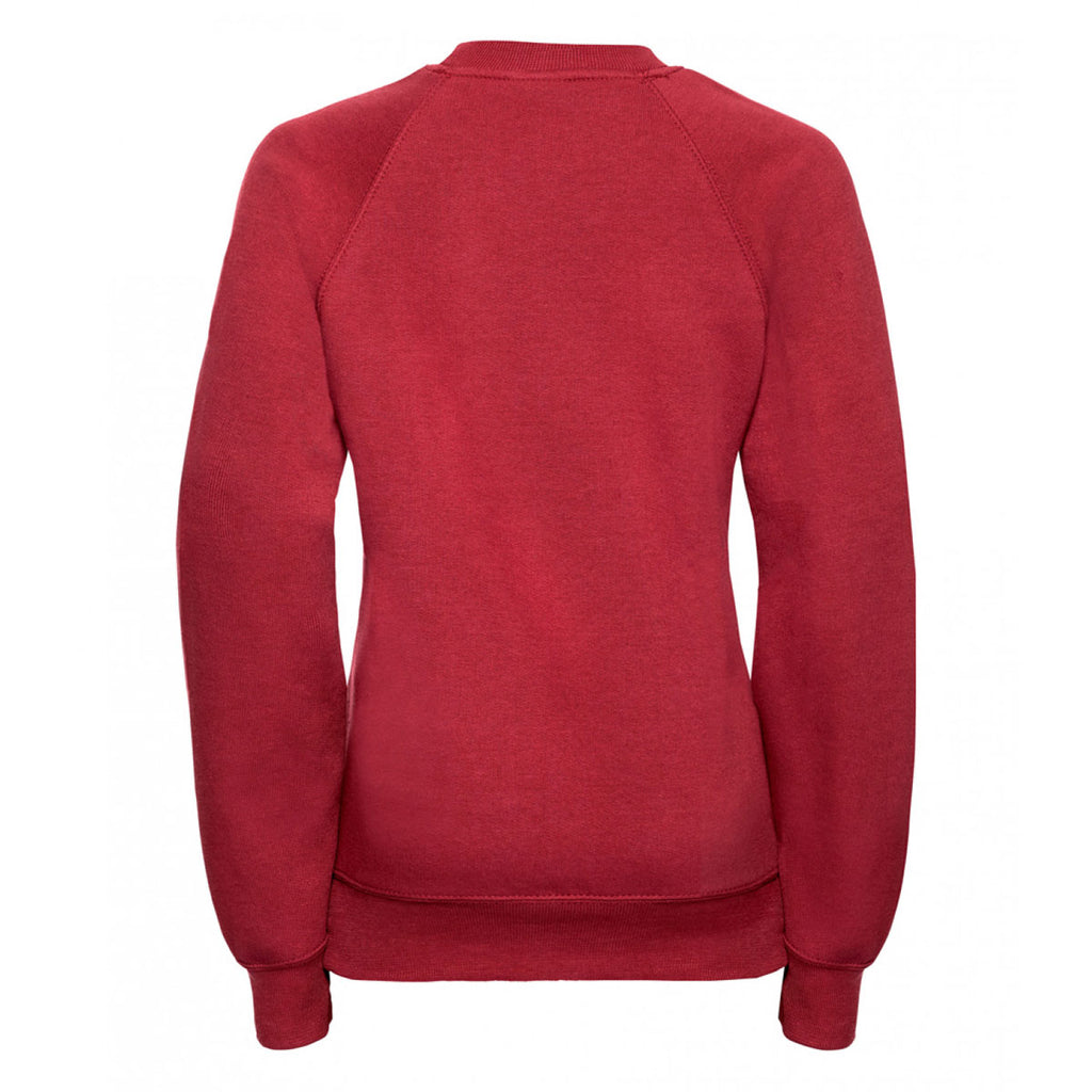 Jerzees Schoolgear Youth Classic Red Raglan Sweatshirt