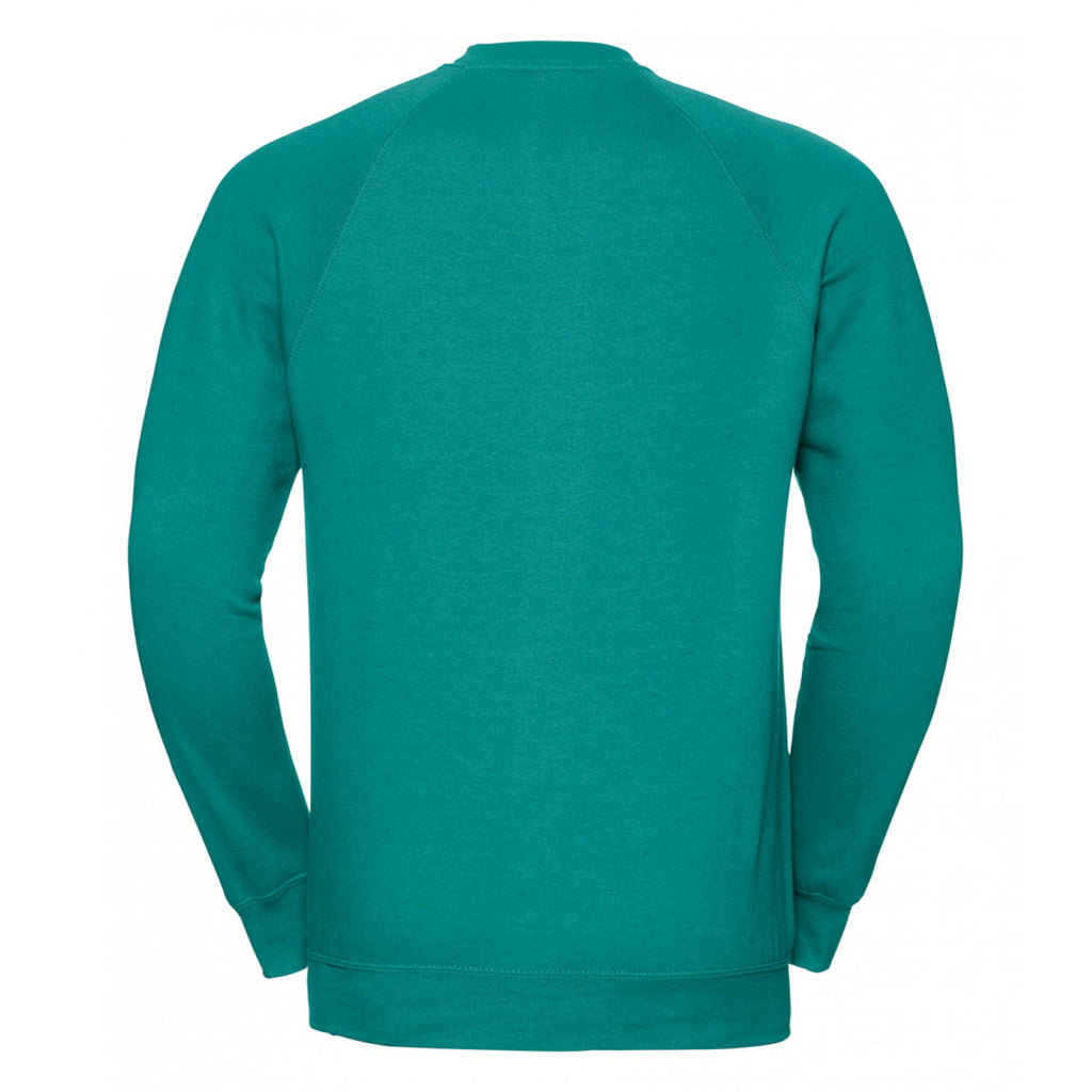 Russell Men's Winter Emerald Raglan Sweatshirt