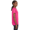 Anvil Women's Hot Pink Midweight Mid-Scoop T-Shirt