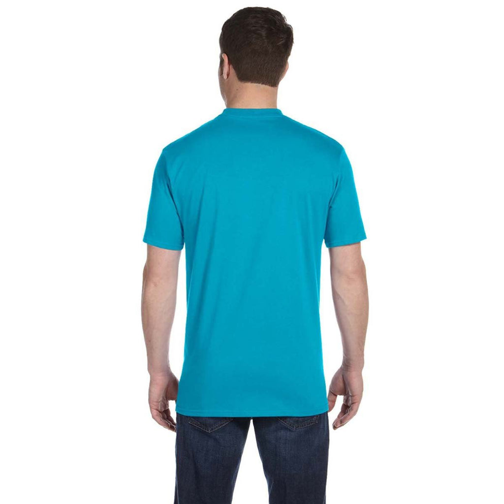 Anvil Men's Caribbean Blue Midweight T-Shirt