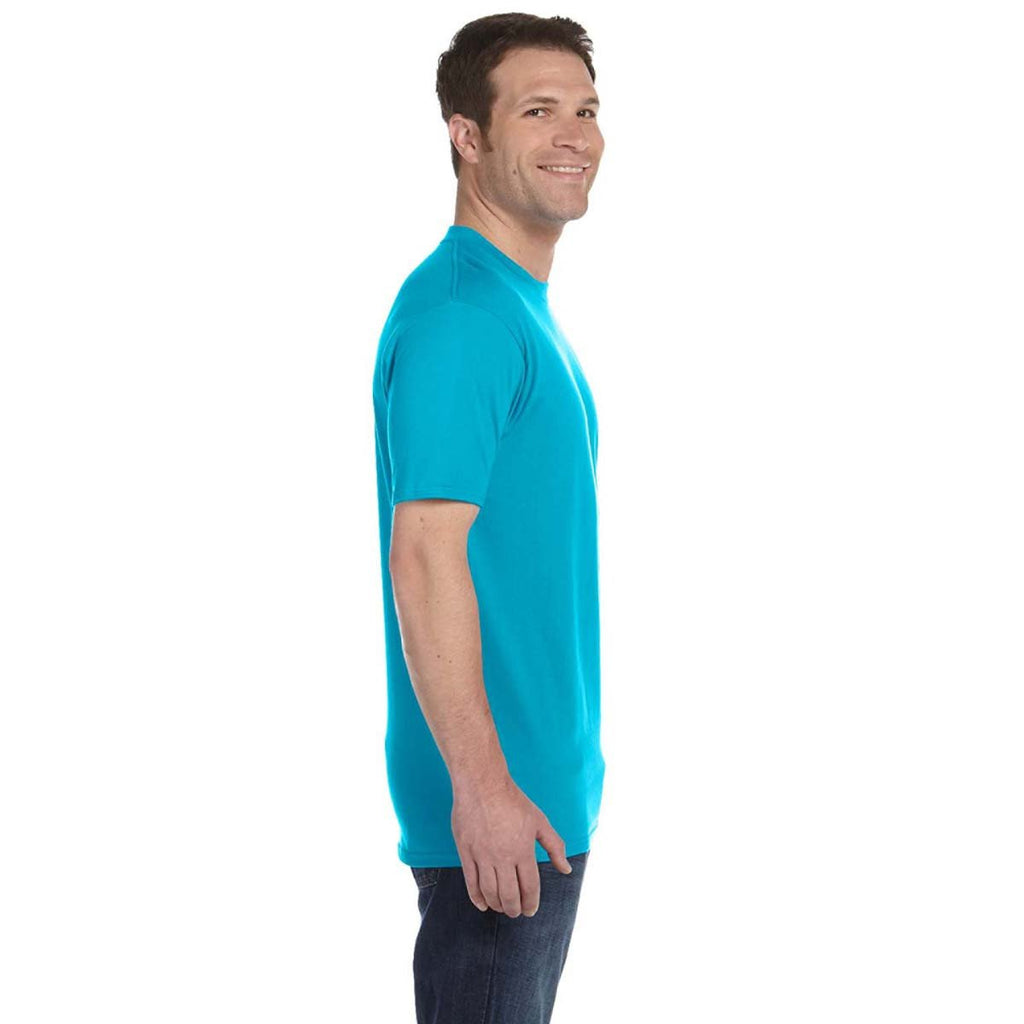 Anvil Men's Caribbean Blue Midweight T-Shirt