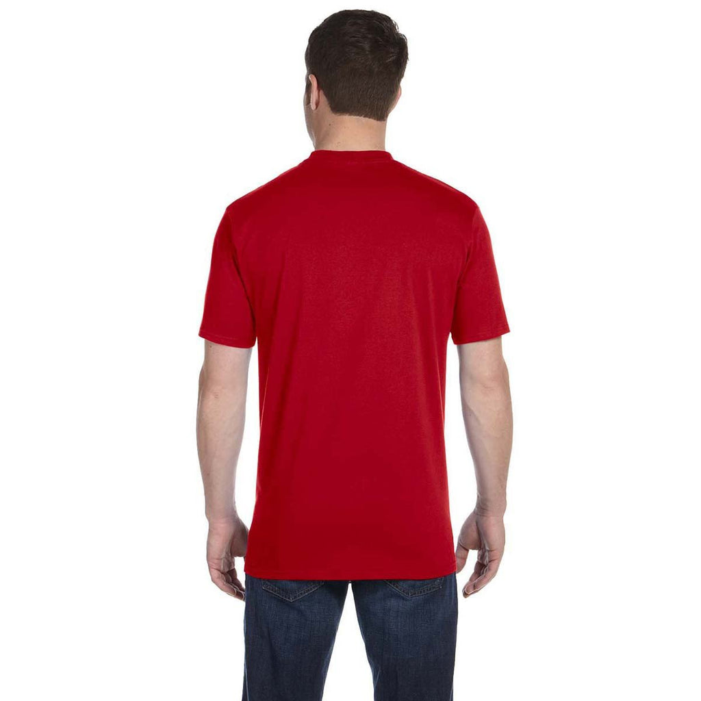 Anvil Men's Red Midweight T-Shirt