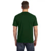 Anvil Men's Forest Green Midweight Pocket T-Shirt
