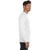 Anvil Men's White Midweight Long-Sleeve T-Shirt