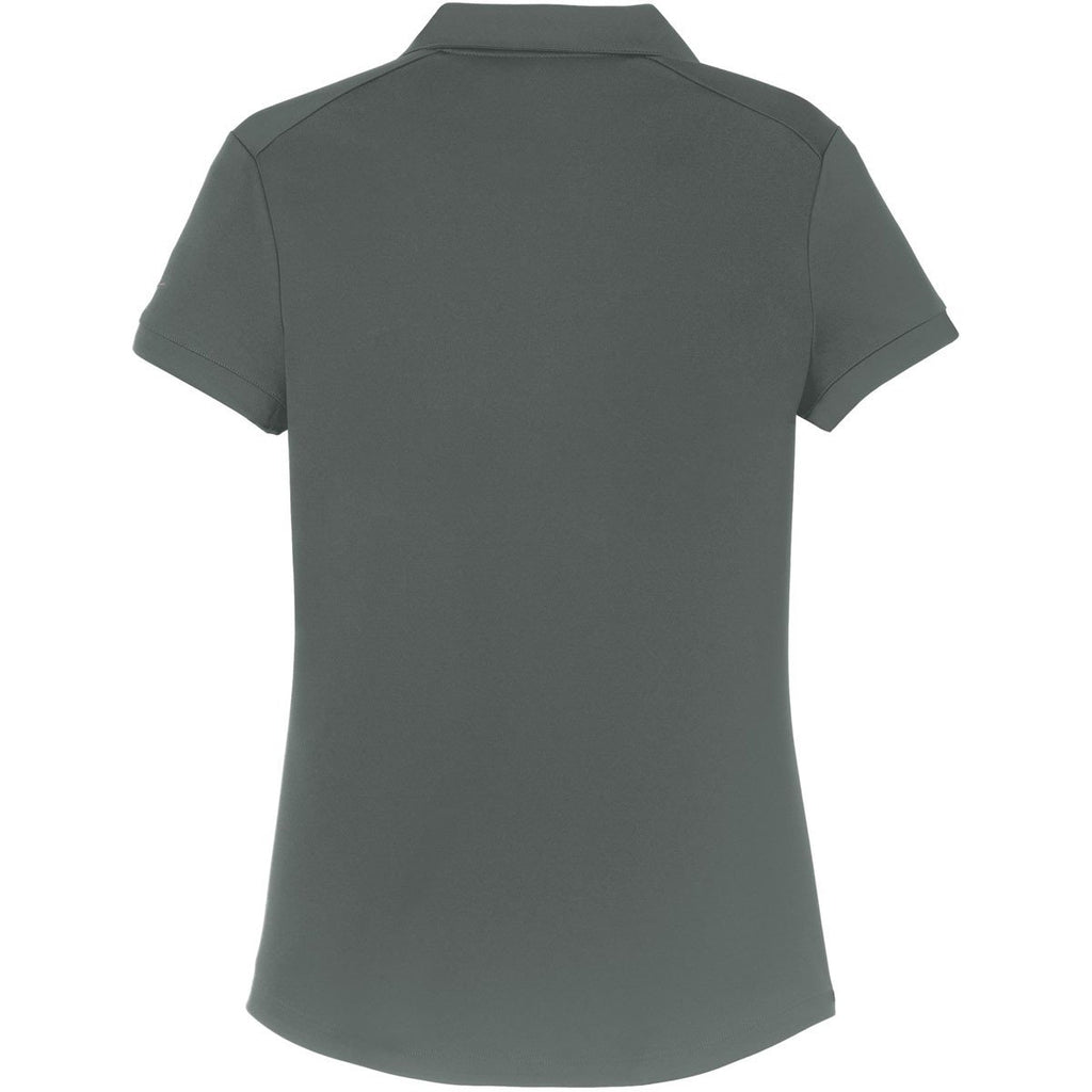 Nike Women's Anthracite Dri-FIT Smooth Performance Polo