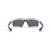 Under Armour Shiny White UA Core 2.0 With Blue Mirror Lens