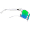 Under Armour Shiny Frosted Clear UA Assist With Green/Grey Mirror Lens