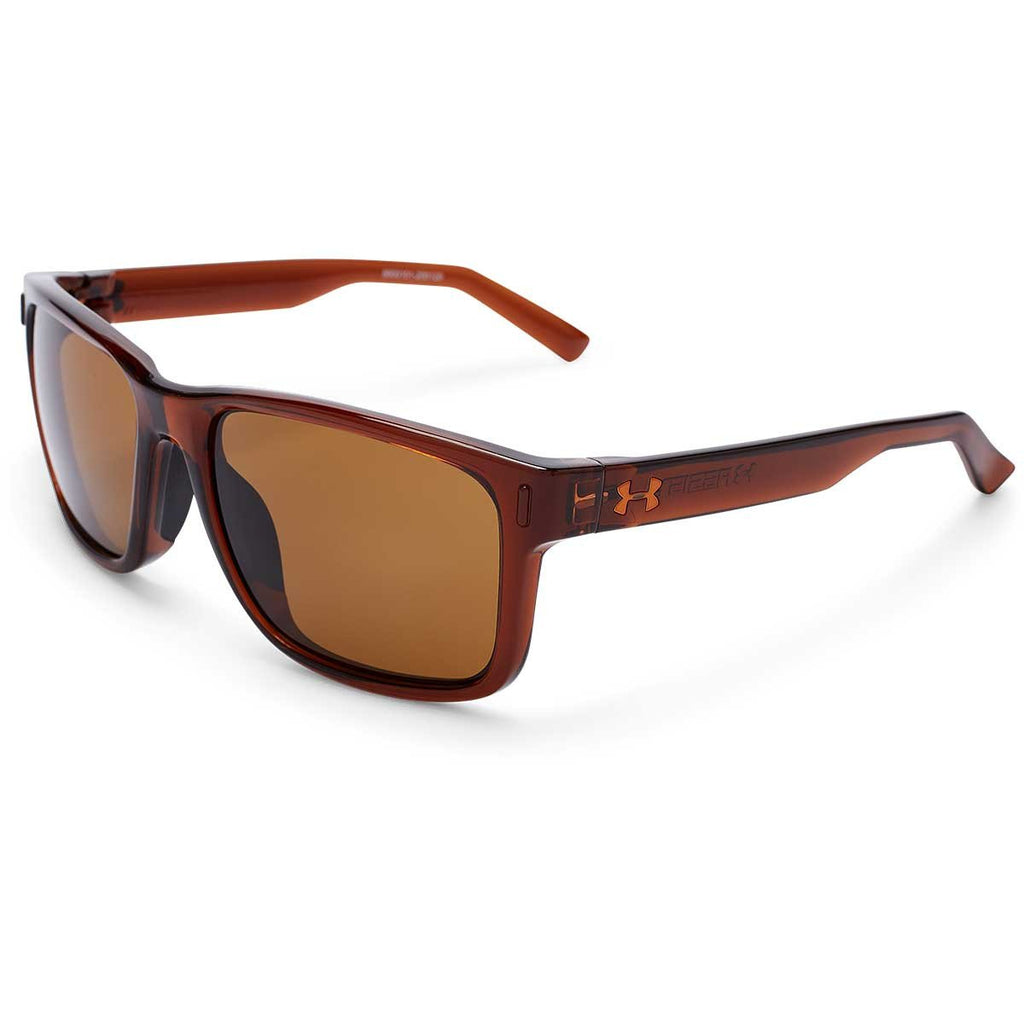 Under Armour Shiny Crystal Brown UA Assist With Brown Lens