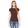 be048-bella-canvas-women-brown-t-shirt