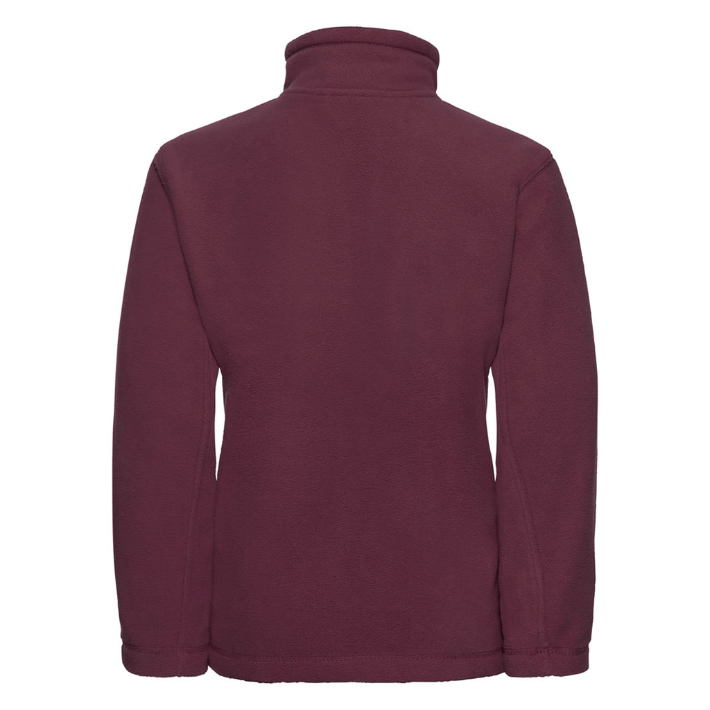 Jerzees Schoolgear Youth Burgundy Outdoor Fleece Jacket