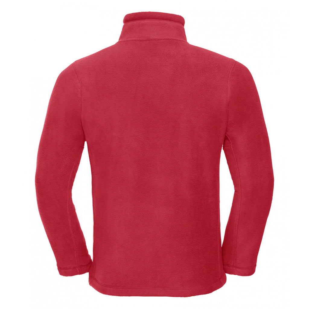 Russell Men's Classic Red Outdoor Fleece Jacket