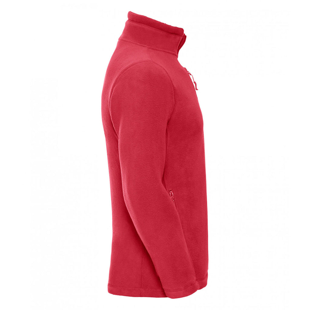 Russell Men's Classic Red Outdoor Fleece Jacket