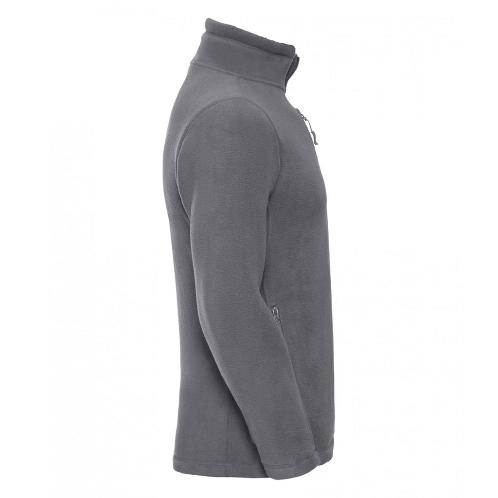 Russell Men's Convoy Grey Outdoor Fleece Jacket