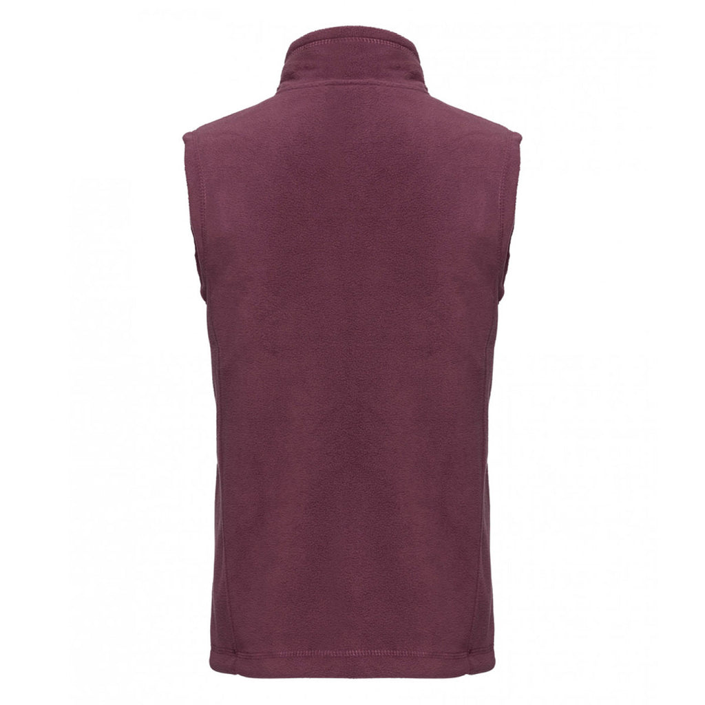 Russell Women's Burgundy Outdoor Fleece Gilet