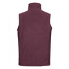 Russell Men's Burgundy Outdoor Fleece Gilet