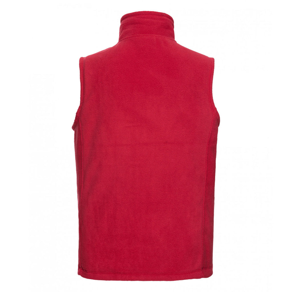 Russell Men's Classic Red Outdoor Fleece Gilet