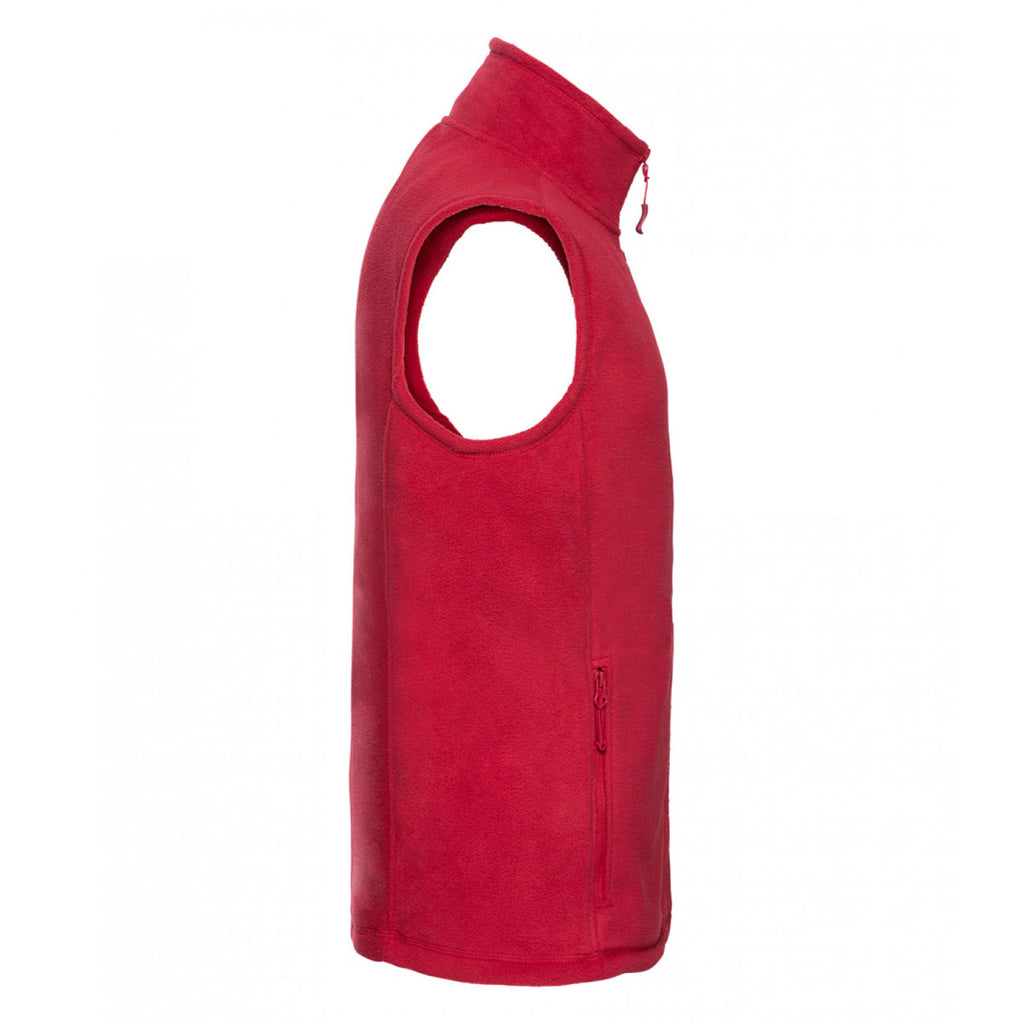 Russell Men's Classic Red Outdoor Fleece Gilet