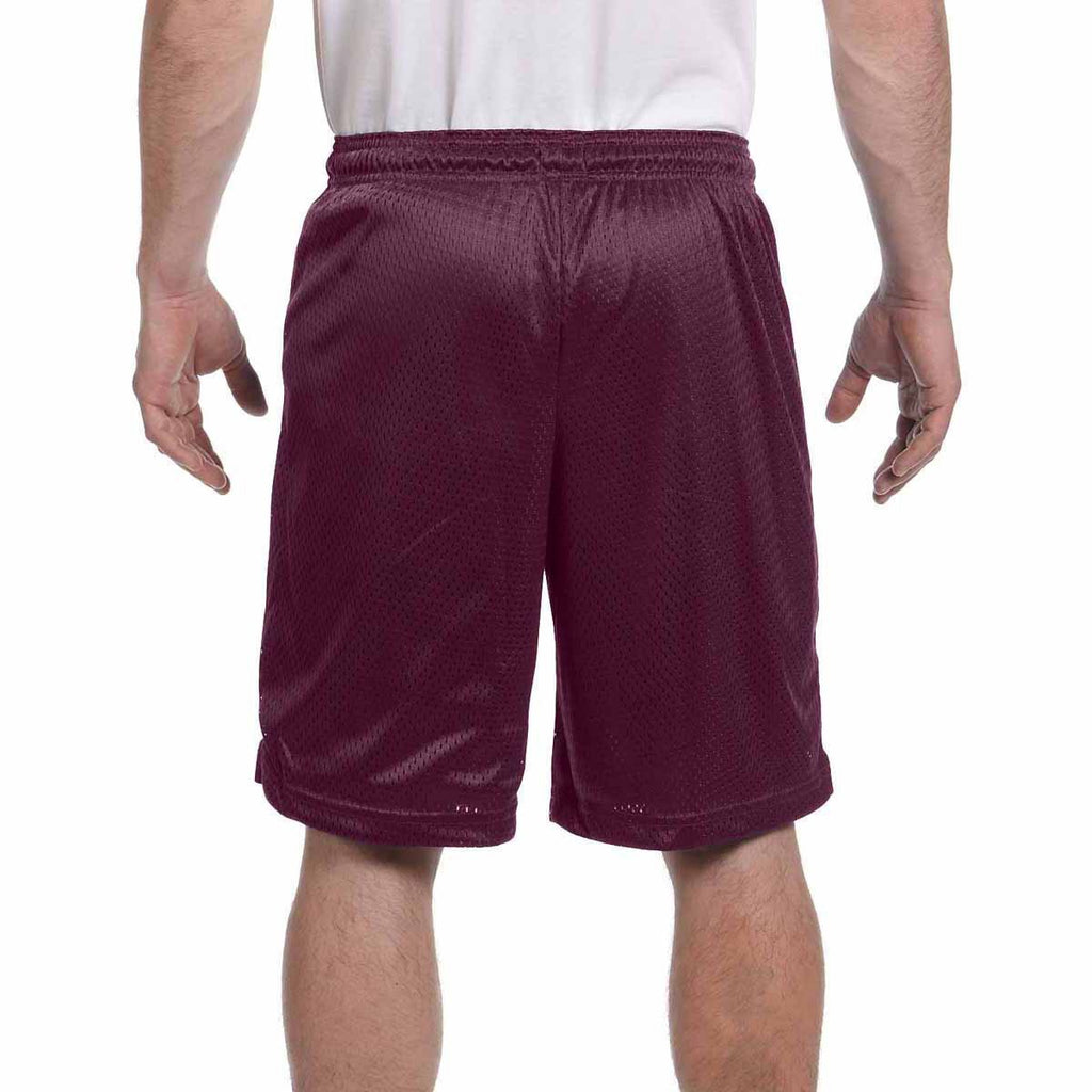 Champion Men's Maroon 3.7-Ounce Mesh Short