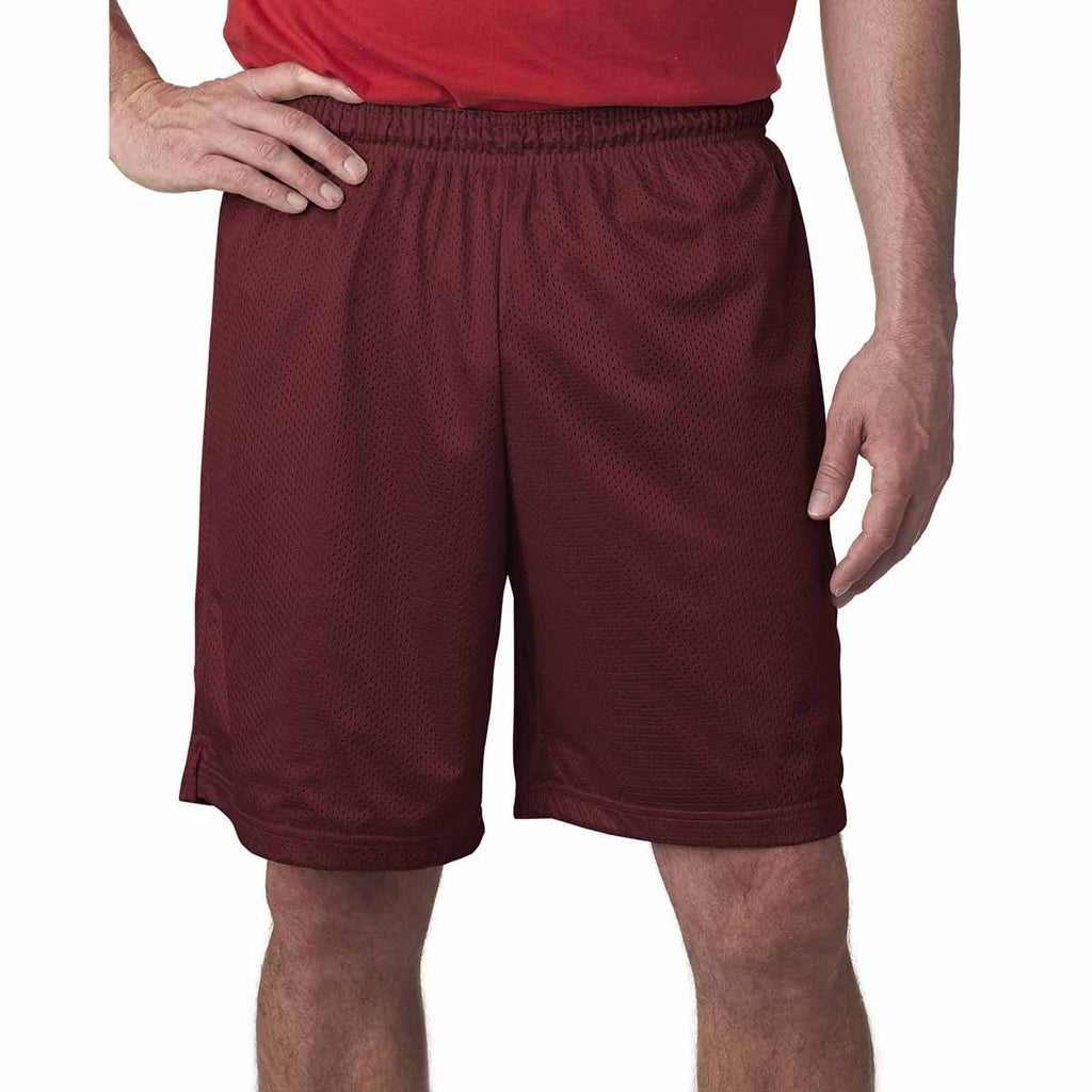 Champion Men's Maroon 3.7-Ounce Mesh Short