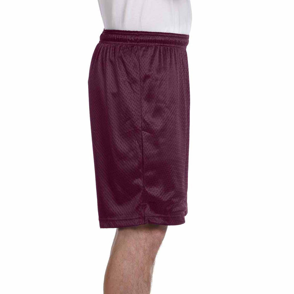 Champion Men's Maroon 3.7-Ounce Mesh Short
