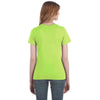 Anvil Women's Neon Green Lightweight T-Shirt