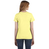 Anvil Women's Spring Yellow Lightweight T-Shirt