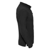 Russell Men's Black Zip Neck Micro Fleece