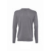SOL'S Men's Medium Grey Galaxy Cotton Acrylic V Neck Sweater