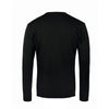 SOL'S Men's Black Golden Cotton Acrylic V Neck Cardigan