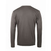 SOL'S Men's Medium Grey Golden Cotton Acrylic V Neck Cardigan