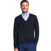 SOL'S Men's Navy Golden Cotton Acrylic V Neck Cardigan