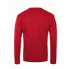 SOL'S Men's Red Golden Cotton Acrylic V Neck Cardigan