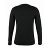 SOL'S Women's Black Golden Cotton Acrylic V Neck Cardigan