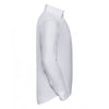 Russell Collection Men's White Long Sleeve Classic Twill Shirt