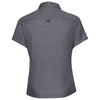 Russell Collection Women's Zinc Short Sleeve Classic Twill Shirt