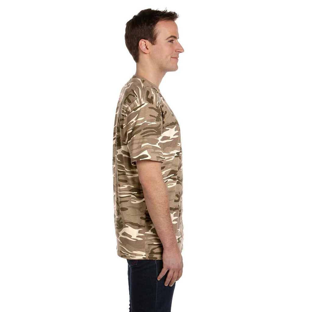 Anvil Men's Camouflage Sand Midweight T-Shirt