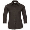 946f-russell-collection-women-brown-shirt