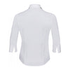 Russell Collection Women's White 3/4 Sleeve Easy Care Fitted Shirt
