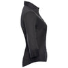 Russell Collection Women's Black 3/4 Sleeve Tencel Fitted Shirt