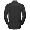 Russell Collection Men's Black Long Sleeve Ultimate Non-Iron Shirt