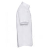 Russell Collection Men's White Short Sleeve Ultimate Non-Iron Shirt