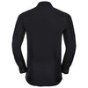 Russell Collection Men's Black Long Sleeve Ultimate Stretch Shirt