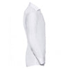 Russell Collection Men's White Long Sleeve Ultimate Stretch Shirt