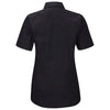 Russell Collection Women's Black Short Sleeve Ultimate Stretch Shirt