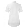 Russell Collection Women's White Short Sleeve Ultimate Stretch Shirt