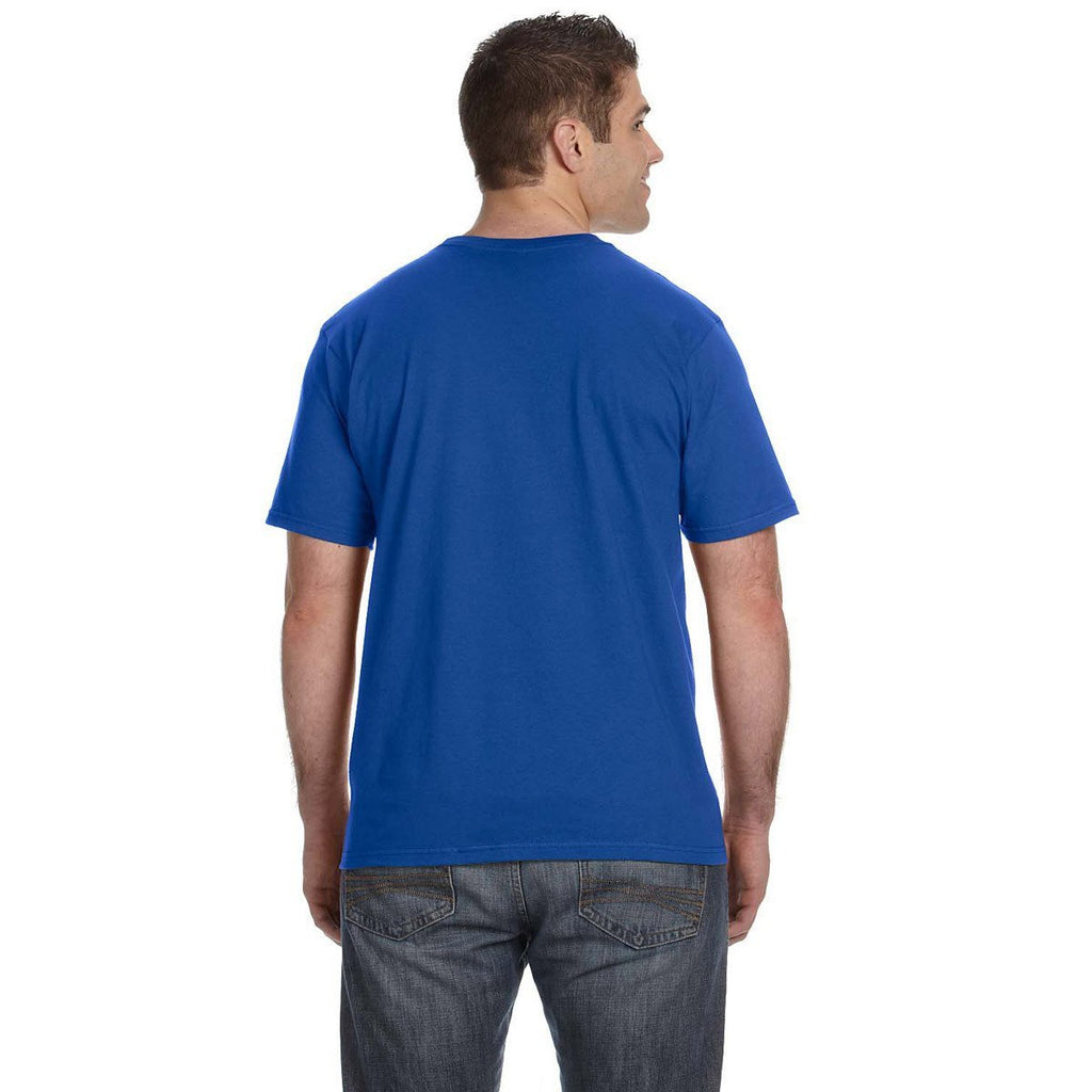 Anvil Men's Royal Blue Lightweight T-Shirt