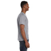 Anvil Men's Heather Grey Lightweight V-Neck T-Shirt