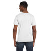 Anvil Men's White Lightweight V-Neck T-Shirt