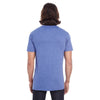 Anvil Men's Heather Blue Lightweight Pocket Tee